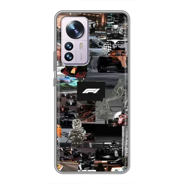 Чохол з принтом «Гоночний колаж Ф1» для Xiaomi 12 / 12X Чохол з принтом «Гоночний колаж Ф1» для Xiaomi 12 / 12X
