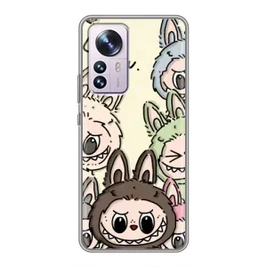 Чохол з Лабубу на Xiaomi 12 / 12X (Золота мавпа Bored Ape)