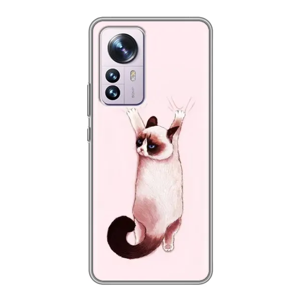 Чохол з принтом «Котик падає» для Xiaomi 12 / 12X Чохол з принтом «Котик падає» для Xiaomi 12 / 12X