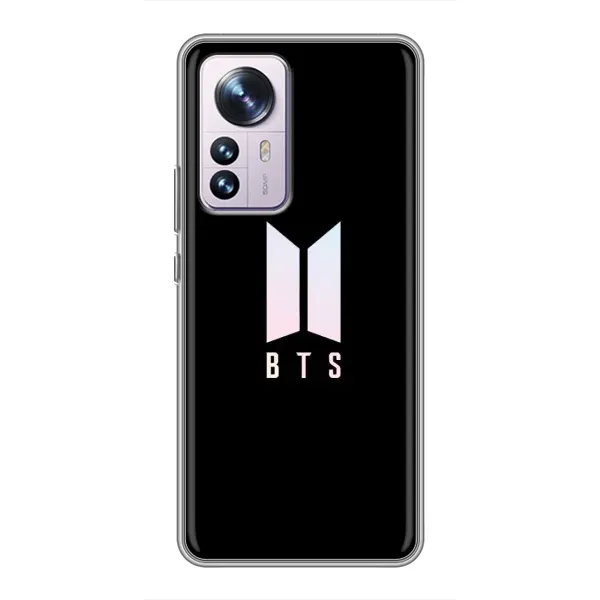Чехол с принтом «Лого BTS» для Xiaomi 12 / 12X Чехол с принтом «Лого BTS» для Xiaomi 12 / 12X