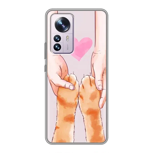 Чохол з принтом «Любовь до котиків» для Xiaomi 12 / 12X Чохол з принтом «Любовь до котиків» для Xiaomi 12 / 12X