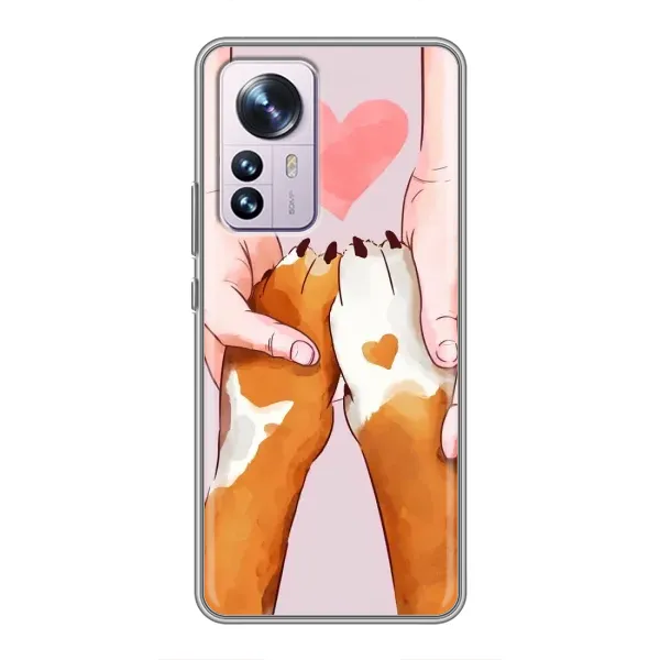 Чохол з принтом «Любовь до собак» для Xiaomi 12 / 12X