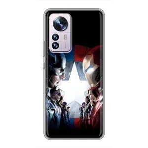 Чехол с принтом «Марвел стайл» для Xiaomi 12 / 12X