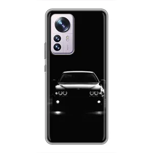 Чехол для Сяоми 12 / 12х - с принтом БМВ (AlphaPrint) (Машина BMW)