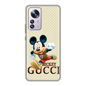 Чехол Disney Mouse Xiaomi 12 / 12X (PREMIUMPrint) (Mikki Gucci)