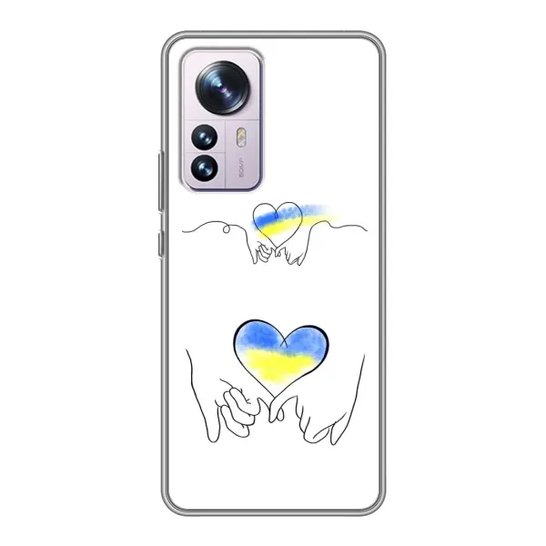 Чехол с принтом «Мир Украине» для Xiaomi 12 / 12X
