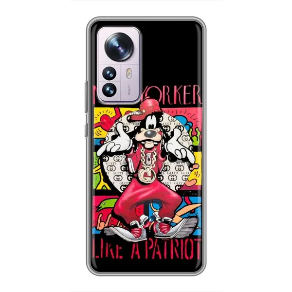 Чохол з принтом «Мультяшний Волк» для Xiaomi 12 / 12X Чохол з принтом «Мультяшний Волк» для Xiaomi 12 / 12X