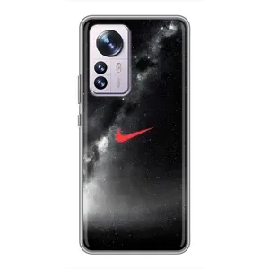 Чехол для Xiaomi 12 / 12X - с принтом Найк (AlphaPrint) (Найк красный)