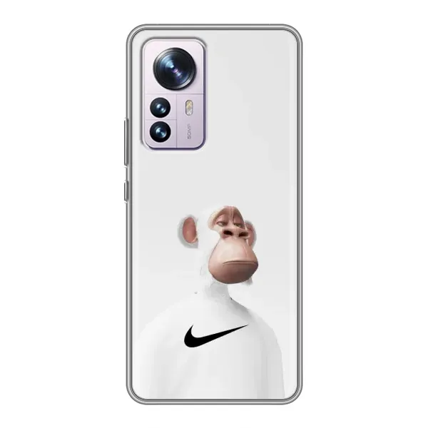 Чохол з принтом «мавпа NFT Nike» для Xiaomi 12 / 12X Чохол з принтом «мавпа NFT Nike» для Xiaomi 12 / 12X
