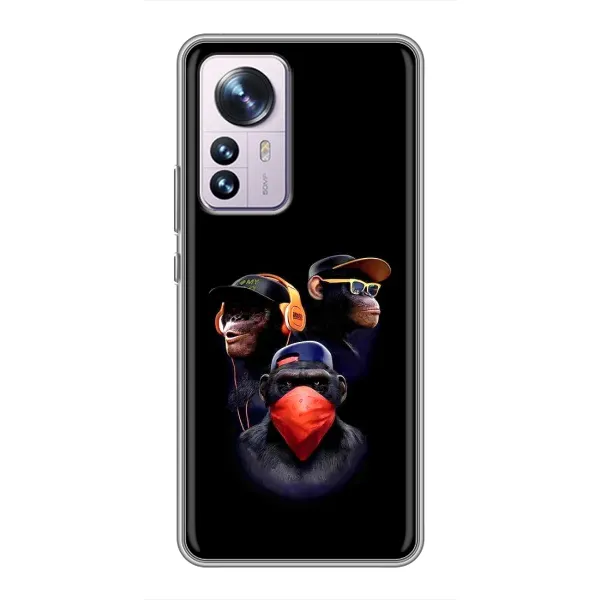 Чохол з принтом «Три мавпи» для Xiaomi 12 / 12X Чохол з принтом «Три мавпи» для Xiaomi 12 / 12X