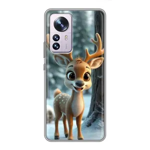 Чехол с принтом «Олененок в лесу» для Xiaomi 12 / 12X