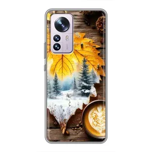 Чехол с принтом «Осенне-зимний кофе» для Xiaomi 12 / 12X