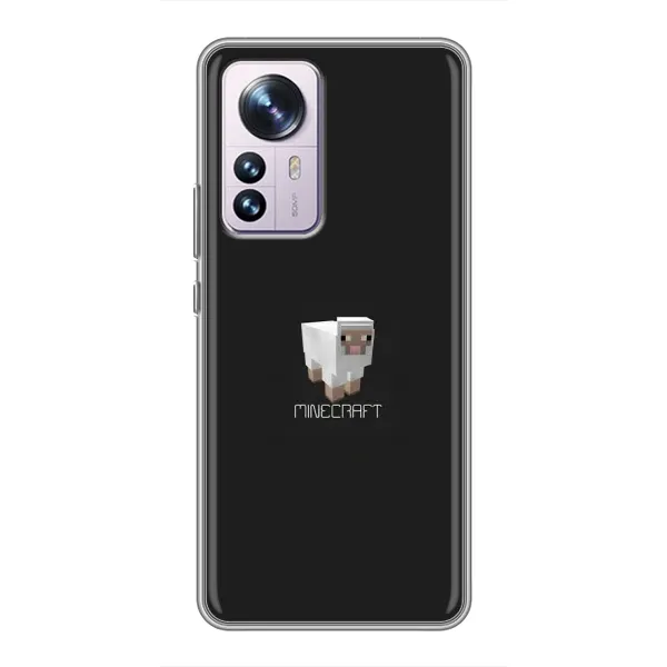Чехол с принтом «Овечка Майнкрафт» для Xiaomi 12 / 12X Чехол с принтом «Овечка Майнкрафт» для Xiaomi 12 / 12X