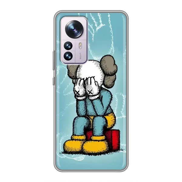 Чехол с принтом «Плач Bearbrick» для Xiaomi 12 / 12X Чехол с принтом «Плач Bearbrick» для Xiaomi 12 / 12X