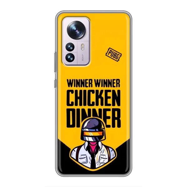 Чехол с принтом «Pubg шлем» для Xiaomi 12 / 12X