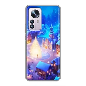 Різдвяні Чохли для Xiaomi 12 / 12X (VPrint) (Різдвяне місто)