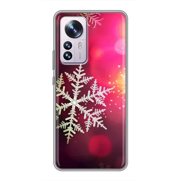 Чехол с принтом «Снежинка» для Xiaomi 12 / 12X Чехол с принтом «Снежинка» для Xiaomi 12 / 12X