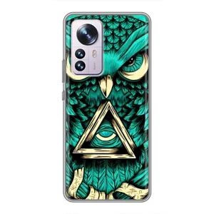 Чохол з пташками на Xiaomi 12 / 12X (VPrint) (Сова з оком)