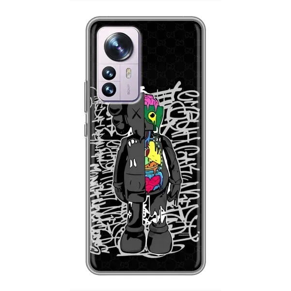 Чехол с принтом «Стиль Bearbrick» для Xiaomi 12 / 12X Чехол с принтом «Стиль Bearbrick» для Xiaomi 12 / 12X