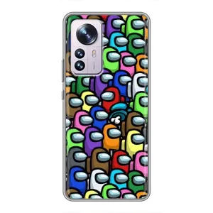Чохли Амонг Ас для Xiaomi 12 / 12X (AlphaPrint) (Убитий)