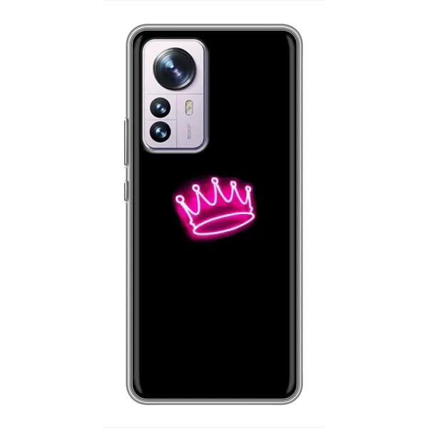 Чехол с принтом «Яркая корона» для Xiaomi 12 / 12X Чехол с принтом «Яркая корона» для Xiaomi 12 / 12X
