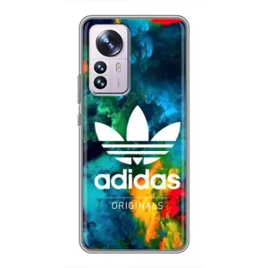 Чехлы Адидас для Xiaomi 12 / 12X (AlphaPrint) (Яркий Адидас)