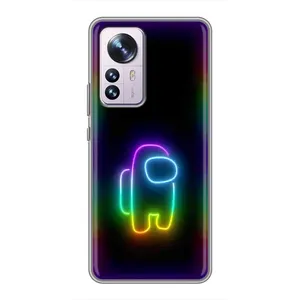 Чохли Амонг Ас для Xiaomi 12 / 12X (AlphaPrint) (Яскравий скін)