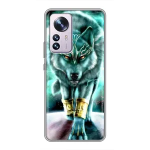 Защитные чехлы для Сяоми 12 / 12х (AlphaPrint) (ХИТ продаж) ВОЛК