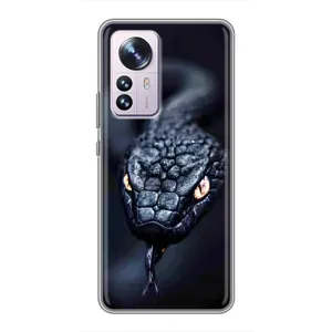 Чохол з принтом «Чорна змія» для Xiaomi 12 / 12X