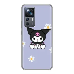 Чохол з кроликом Куромі на Xiaomi 12T Pro (Куромі в квітах)