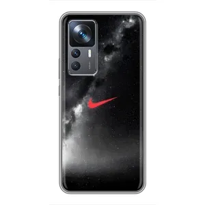Чехол для Xiaomi 12T Pro - с принтом Найк (AlphaPrint) (Найк красный)