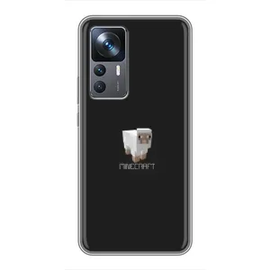 Чохол Майнкрафт на Xiaomi 12T Pro (AlphaPrint) Minecraft (Овечка Майнкрафт)