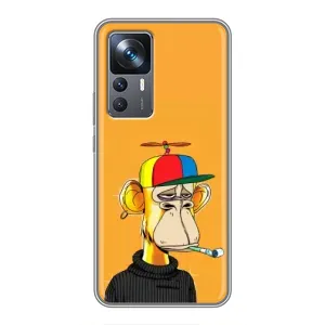 Чехлы с Обезьянами NFT для Xiaomi 12T Pro (AlphaPrint) (Скучающая Обезьяна NFT)