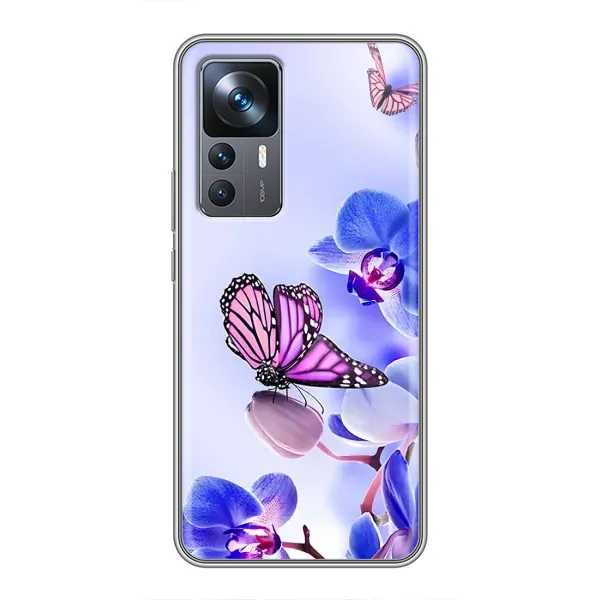 Чехол с принтом «Бабочка на цветочке» для Xiaomi 12T Чехол с принтом «Бабочка на цветочке» для Xiaomi 12T