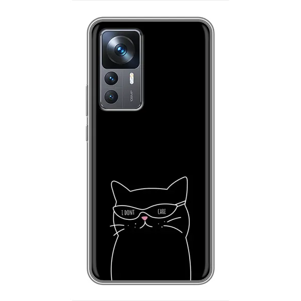 Чохол з принтом «Байдужий кіт» для Xiaomi 12T Чохол з принтом «Байдужий кіт» для Xiaomi 12T