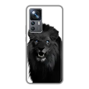 Чохли з картинкою животних Xiaomi 12T (Чорний ЛЕВ)