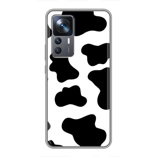 Чохол з принтом «Чорная Буренка» для Xiaomi 12T Чохол з принтом «Чорная Буренка» для Xiaomi 12T