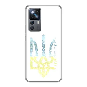 Чохли для Xiaomi 12T Укр. Символіка (AlphaPrint) (Герб з букв)