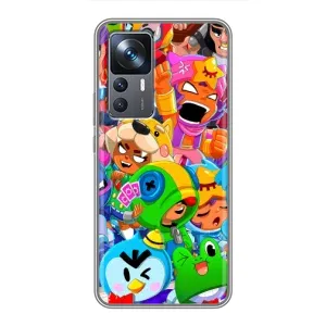 Чехол с принтом «герои Бравл Старс» для Xiaomi 12T