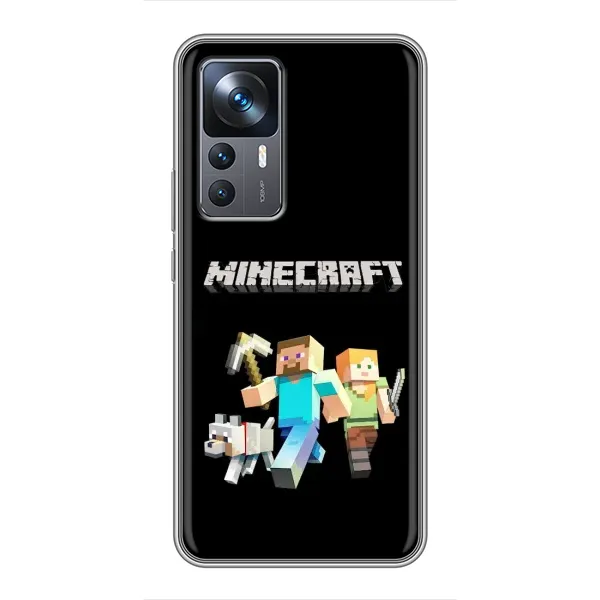 Чехол с принтом «герои Minecraft» для Xiaomi 12T Чехол с принтом «герои Minecraft» для Xiaomi 12T