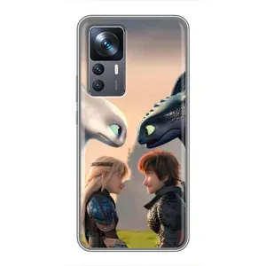 Чехол как приручить дракона на Xiaomi 12T (Иккинг и Астрид)