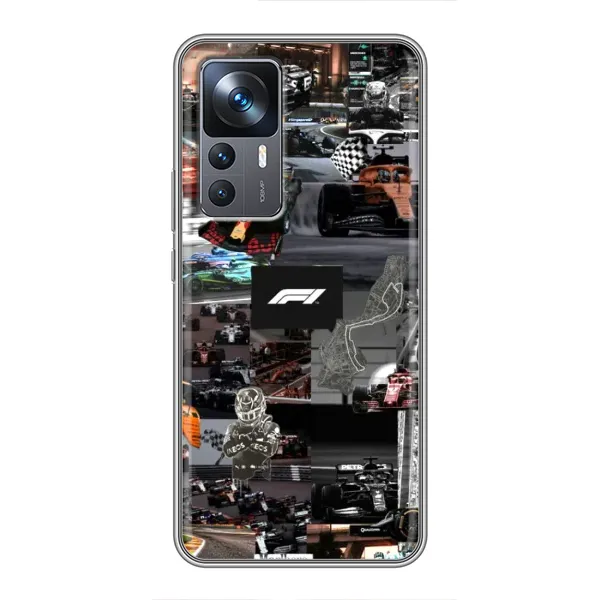 Чехол с принтом «Гоночный коллаж Ф1» для Xiaomi 12T Чехол с принтом «Гоночный коллаж Ф1» для Xiaomi 12T