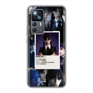 Чехлы Венсдей на Xiaomi 12T Уэнсдей (AlphaPrint) (коллаж Уэнздей)