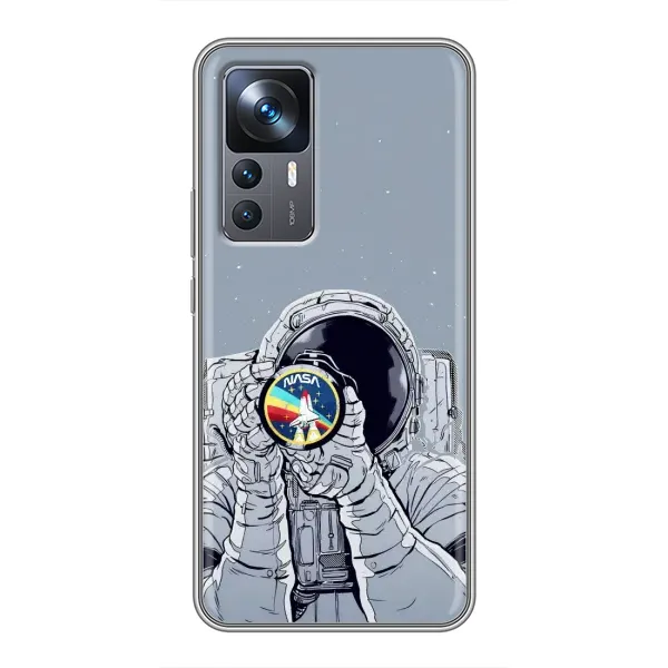 Чохол з принтом «Космонавт фото» для Xiaomi 12T