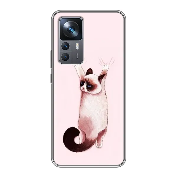 Чехол с принтом «Котик падает» для Xiaomi 12T Чехол с принтом «Котик падает» для Xiaomi 12T
