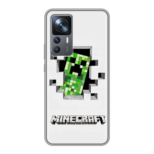 Чехол с принтом «крипер Майнкрафт» для Xiaomi 12T Чехол с принтом «крипер Майнкрафт» для Xiaomi 12T
