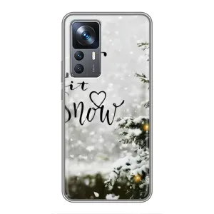 Новорічні, Святкові Чохли для Xiaomi 12T - 2024 год (Let it snow)