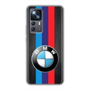 Чохол для Сяомі 12Т - з принтом БМВ (AlphaPrint) (Лого BMW)