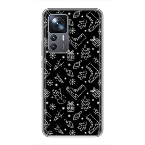 Новорічні, Святкові Чохли для Xiaomi 12T - 2024 год (Новорічний фон)