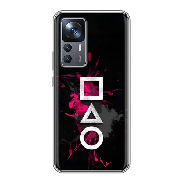 Чохол з принтом «Символи Гра кальмара» для Xiaomi 12T Чохол з принтом «Символи Гра кальмара» для Xiaomi 12T